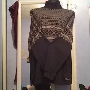 Black and White turtle neck